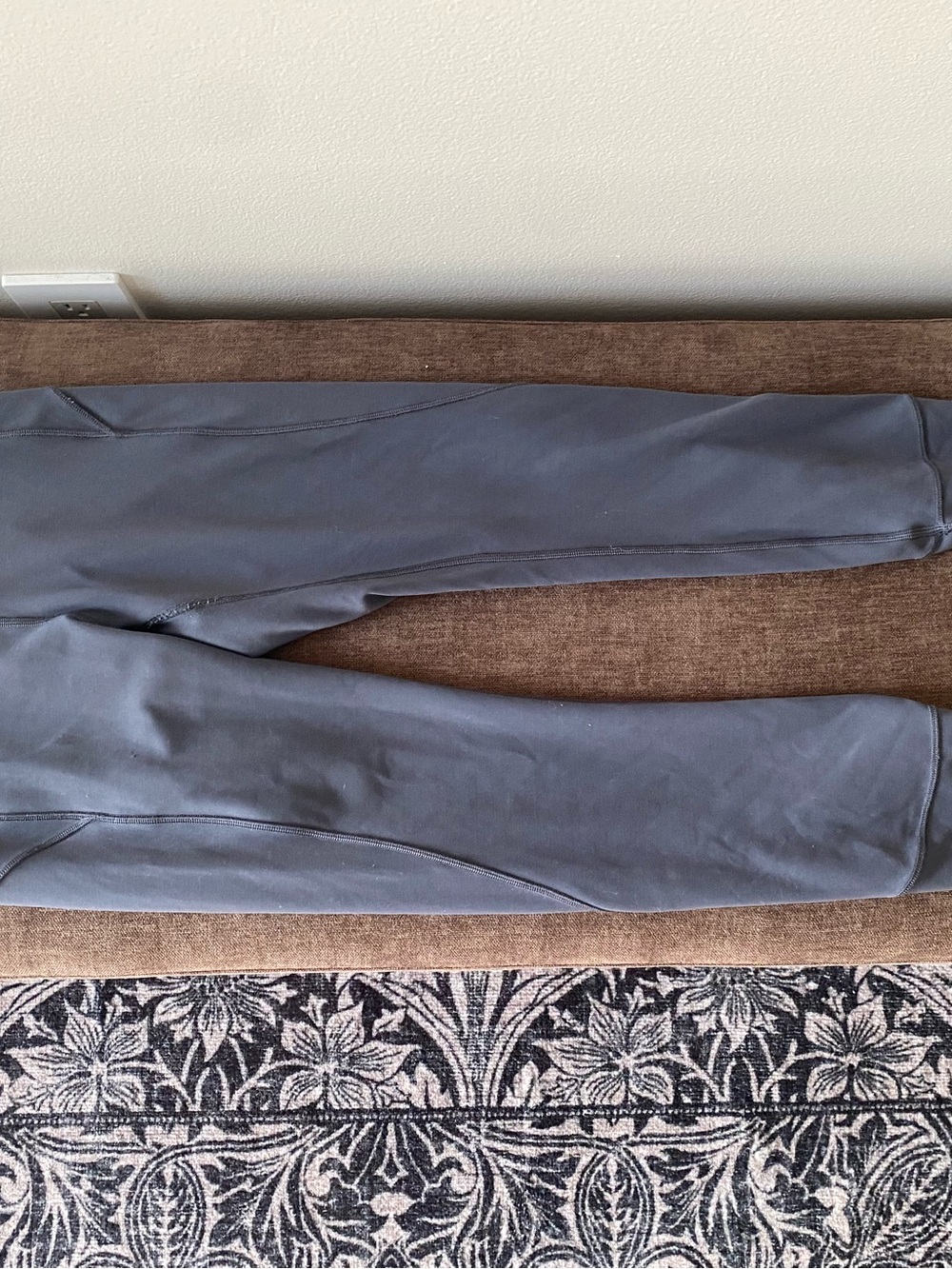 lululemon athletica Charcoal Gray Stretch Leggings